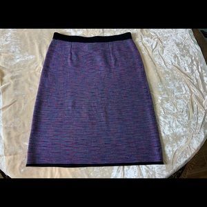 Exclusively Misook Multi-Colored Skirt M